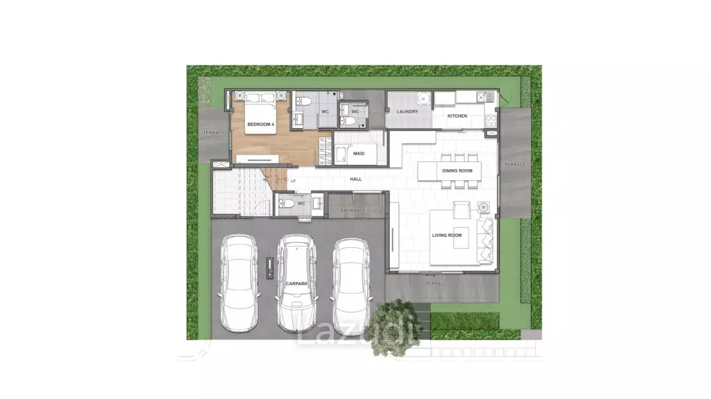 262 sqm modern 4 bed detached house in AVIAN Bangna KM.5 Bang Plee