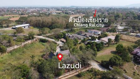 ขายบ้าน/รีสอร์ททรงไทยโมเดิร์นใกล้ตัวเมืองเชียงราย ที่ต.ริมกก