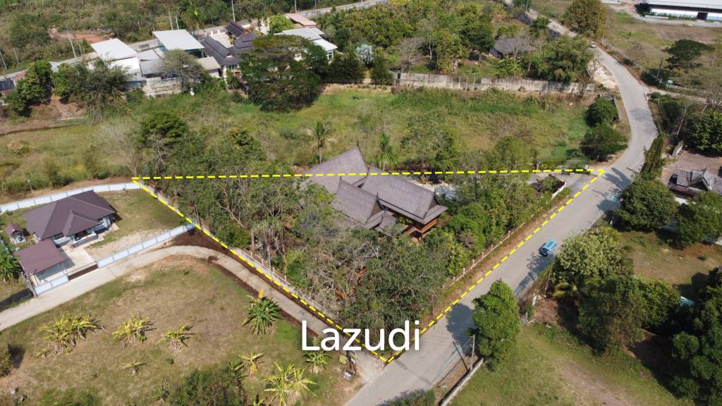 ขายบ้าน/รีสอร์ททรงไทยโมเดิร์นใกล้ตัวเมืองเชียงราย ที่ต.ริมกก