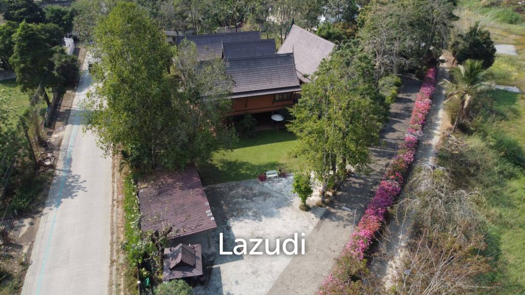 ขายบ้าน/รีสอร์ททรงไทยโมเดิร์นใกล้ตัวเมืองเชียงราย ที่ต.ริมกก