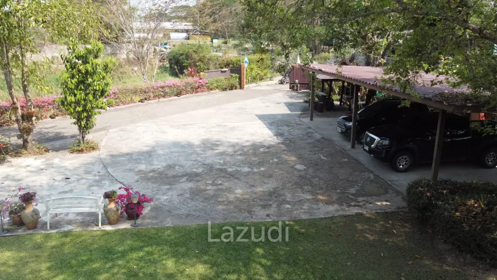 ขายบ้าน/รีสอร์ททรงไทยโมเดิร์นใกล้ตัวเมืองเชียงราย ที่ต.ริมกก