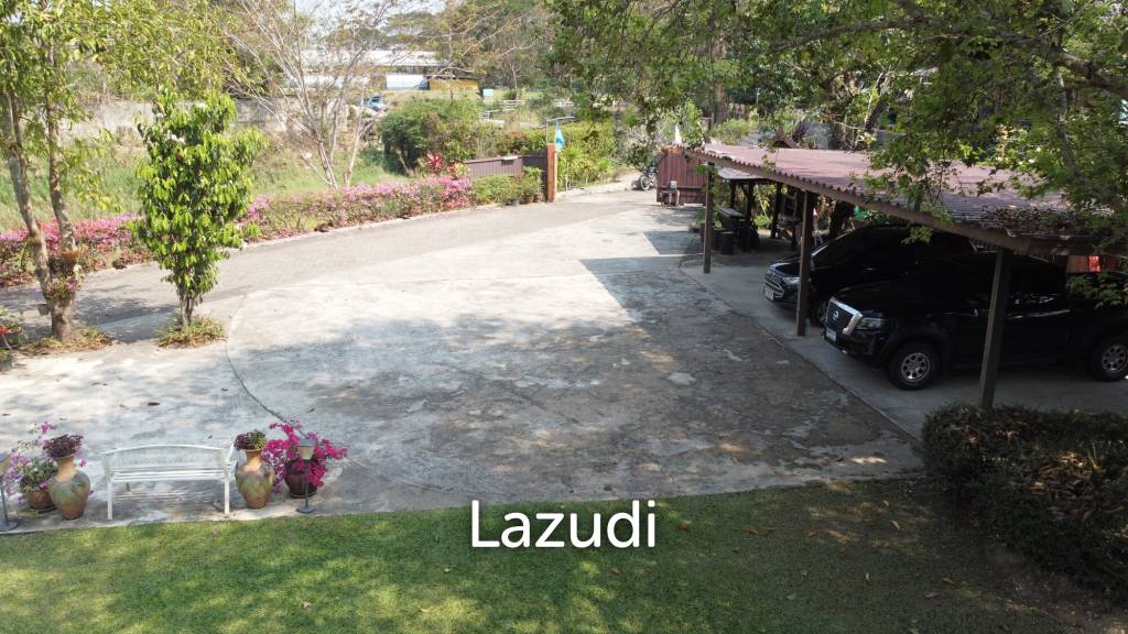 ขายบ้าน/รีสอร์ททรงไทยโมเดิร์นใกล้ตัวเมืองเชียงราย ที่ต.ริมกก