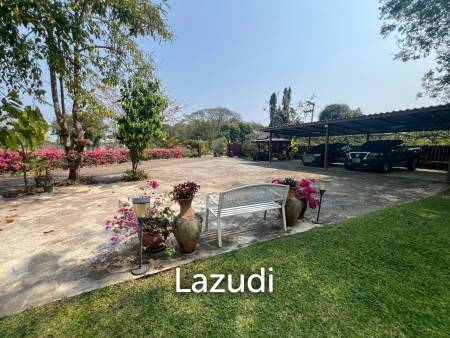 ขายบ้าน/รีสอร์ททรงไทยโมเดิร์นใกล้ตัวเมืองเชียงราย ที่ต.ริมกก