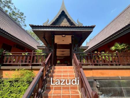 ขายบ้าน/รีสอร์ททรงไทยโมเดิร์นใกล้ตัวเมืองเชียงราย ที่ต.ริมกก