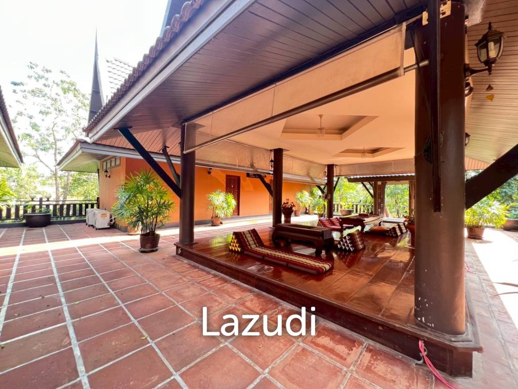 ขายบ้าน/รีสอร์ททรงไทยโมเดิร์นใกล้ตัวเมืองเชียงราย ที่ต.ริมกก