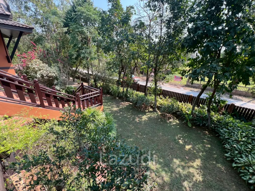 ขายบ้าน/รีสอร์ททรงไทยโมเดิร์นใกล้ตัวเมืองเชียงราย ที่ต.ริมกก
