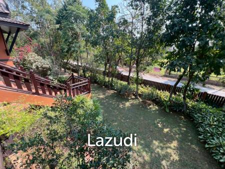 ขายบ้าน/รีสอร์ททรงไทยโมเดิร์นใกล้ตัวเมืองเชียงราย ที่ต.ริมกก