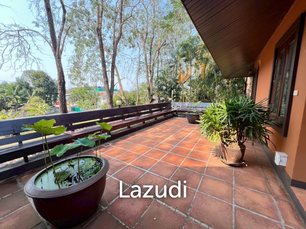 ขายบ้าน/รีสอร์ททรงไทยโมเดิร์นใกล้ตัวเมืองเชียงราย ที่ต.ริมกก