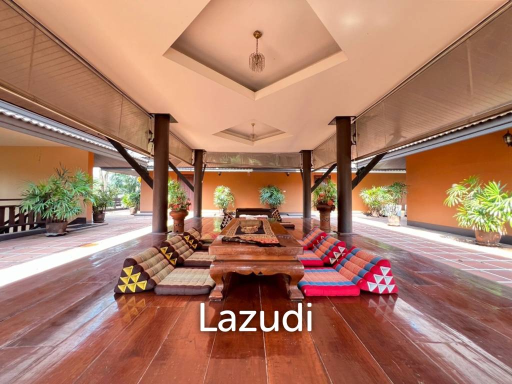 ขายบ้าน/รีสอร์ททรงไทยโมเดิร์นใกล้ตัวเมืองเชียงราย ที่ต.ริมกก