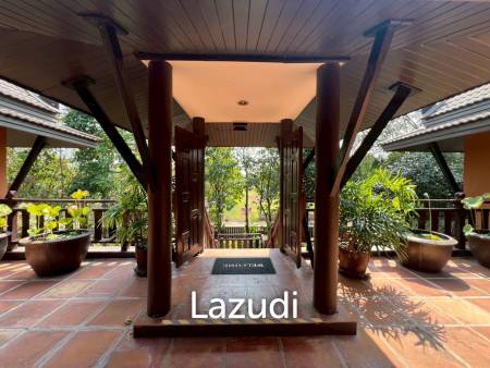 ขายบ้าน/รีสอร์ททรงไทยโมเดิร์นใกล้ตัวเมืองเชียงราย ที่ต.ริมกก