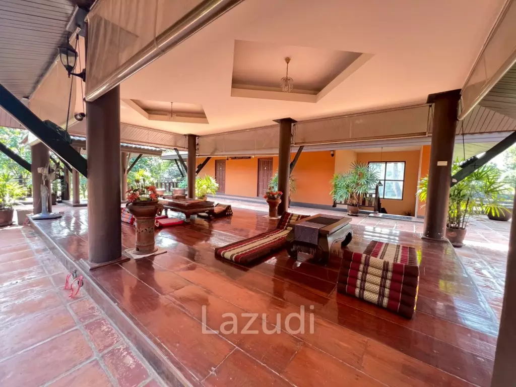 ขายบ้าน/รีสอร์ททรงไทยโมเดิร์นใกล้ตัวเมืองเชียงราย ที่ต.ริมกก
