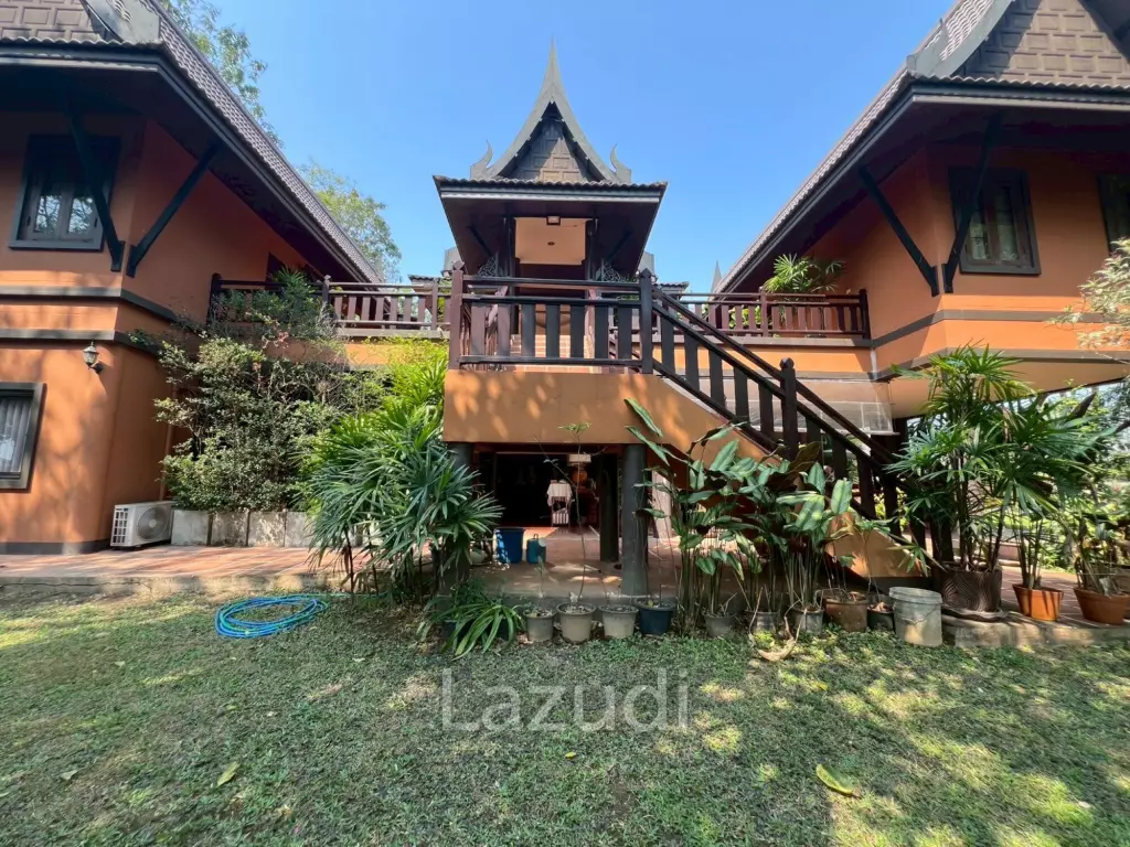 ขายบ้าน/รีสอร์ททรงไทยโมเดิร์นใกล้ตัวเมืองเชียงราย ที่ต.ริมกก