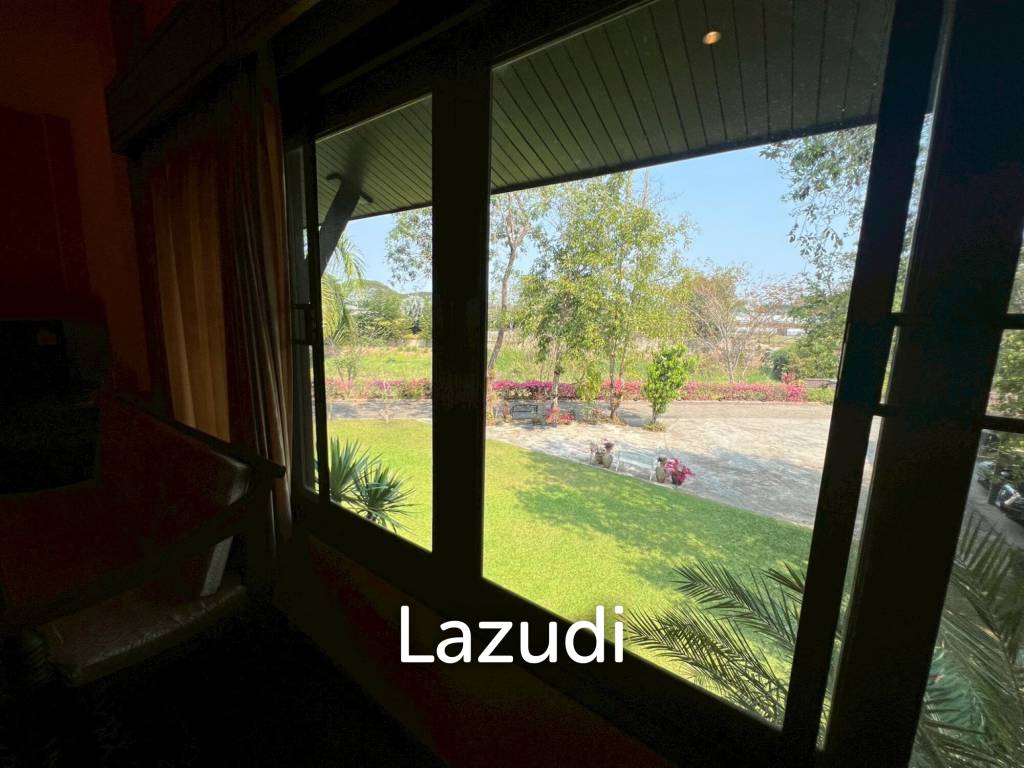 ขายบ้าน/รีสอร์ททรงไทยโมเดิร์นใกล้ตัวเมืองเชียงราย ที่ต.ริมกก