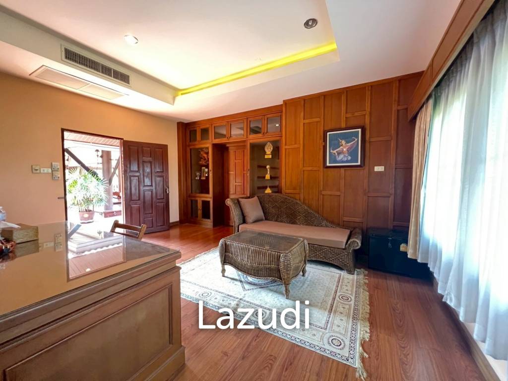 ขายบ้าน/รีสอร์ททรงไทยโมเดิร์นใกล้ตัวเมืองเชียงราย ที่ต.ริมกก