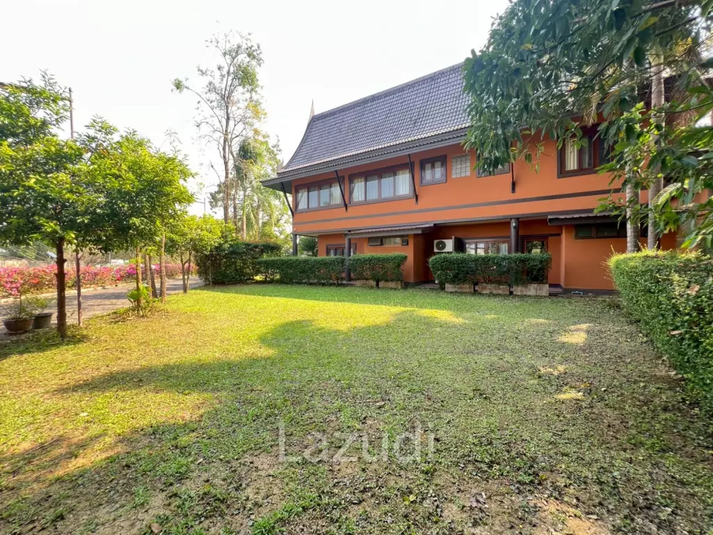 ขายบ้าน/รีสอร์ททรงไทยโมเดิร์นใกล้ตัวเมืองเชียงราย ที่ต.ริมกก