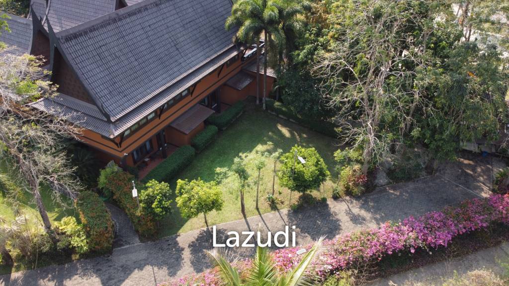 ขายบ้าน/รีสอร์ททรงไทยโมเดิร์นใกล้ตัวเมืองเชียงราย ที่ต.ริมกก