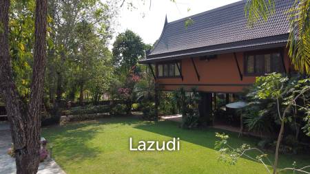 ขายบ้าน/รีสอร์ททรงไทยโมเดิร์นใกล้ตัวเมืองเชียงราย ที่ต.ริมกก