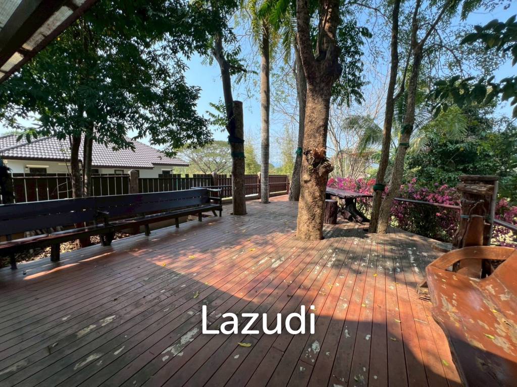 ขายบ้าน/รีสอร์ททรงไทยโมเดิร์นใกล้ตัวเมืองเชียงราย ที่ต.ริมกก