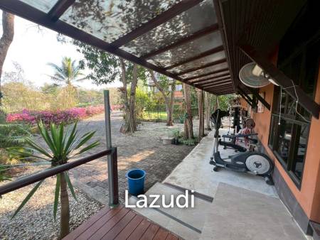 ขายบ้าน/รีสอร์ททรงไทยโมเดิร์นใกล้ตัวเมืองเชียงราย ที่ต.ริมกก