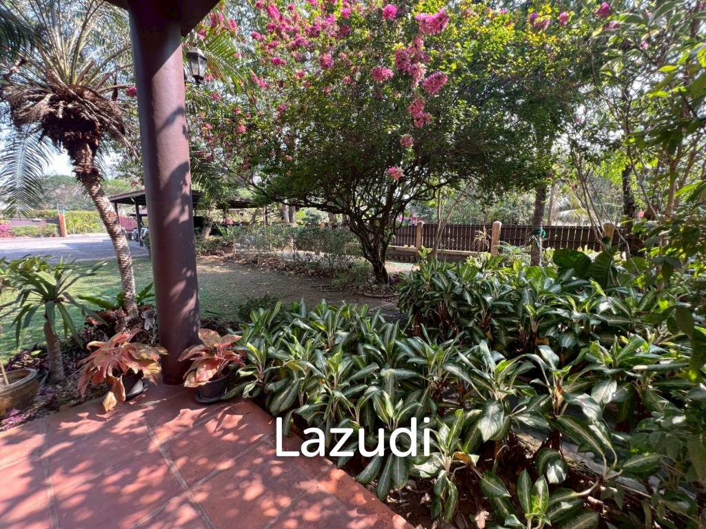 ขายบ้าน/รีสอร์ททรงไทยโมเดิร์นใกล้ตัวเมืองเชียงราย ที่ต.ริมกก