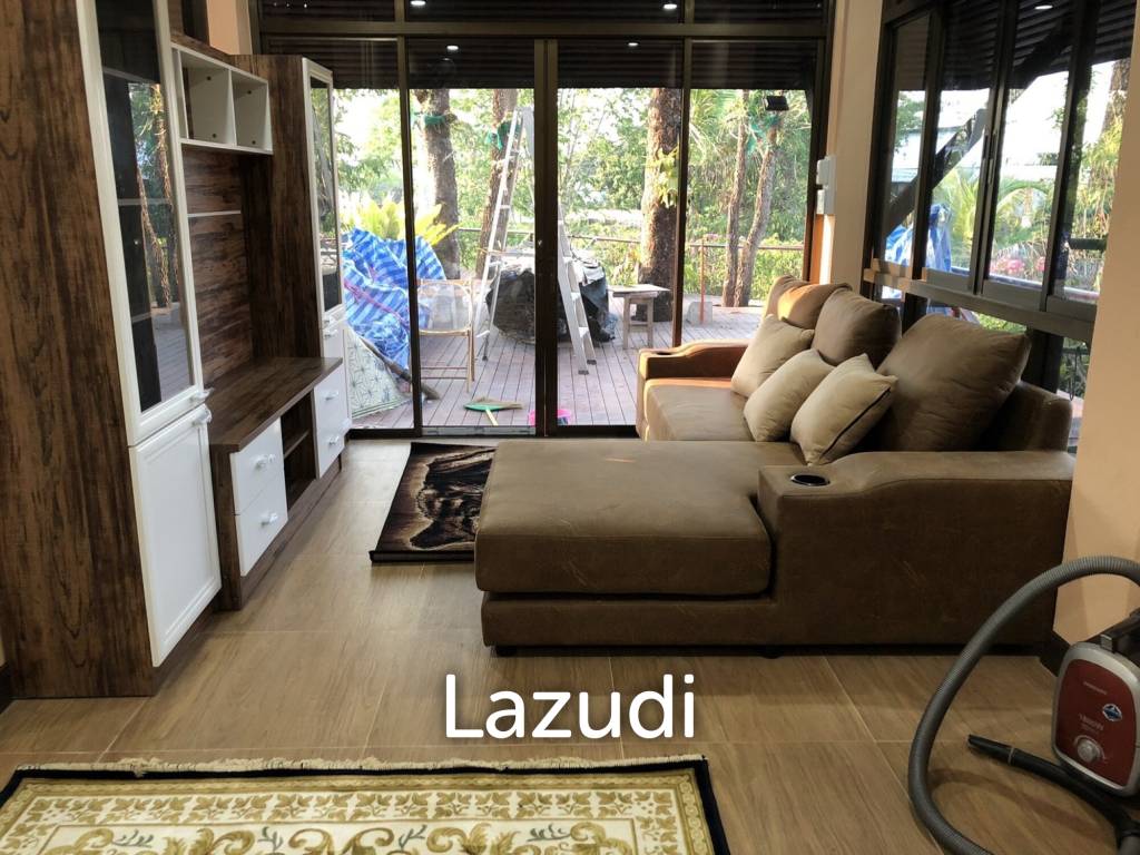 ขายบ้าน/รีสอร์ททรงไทยโมเดิร์นใกล้ตัวเมืองเชียงราย ที่ต.ริมกก