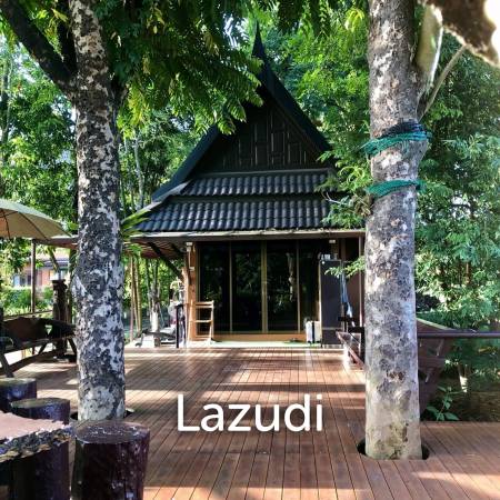 ขายบ้าน/รีสอร์ททรงไทยโมเดิร์นใกล้ตัวเมืองเชียงราย ที่ต.ริมกก