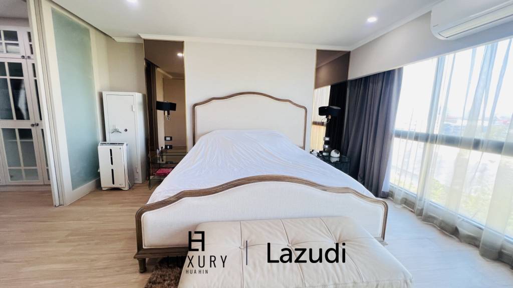 คอนโดหรูชั้น7 ใจกลางหัวหิน 5 ห้องนอน ใกล้เมืองและวิวทะเล