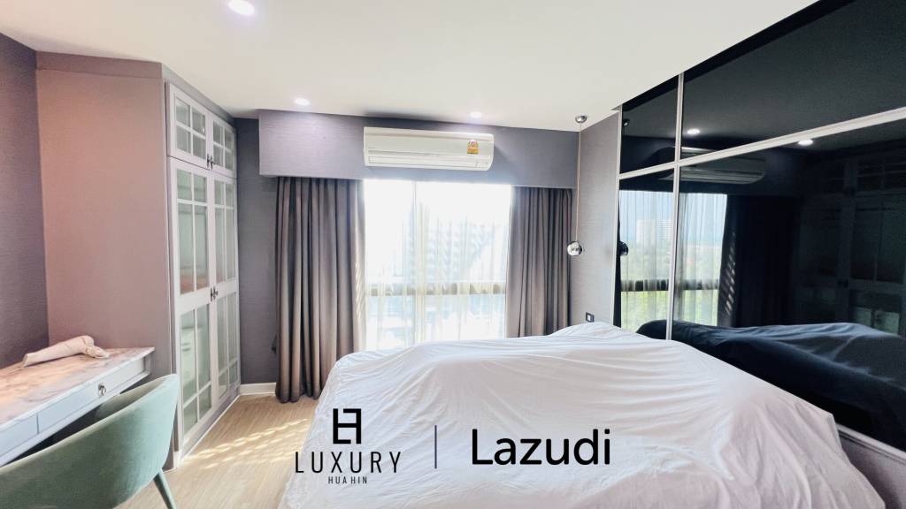 คอนโดหรูชั้น7 ใจกลางหัวหิน 5 ห้องนอน ใกล้เมืองและวิวทะเล