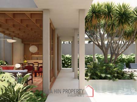 Modern 4 bedroom pool villa in Thap Tai Hua Hin