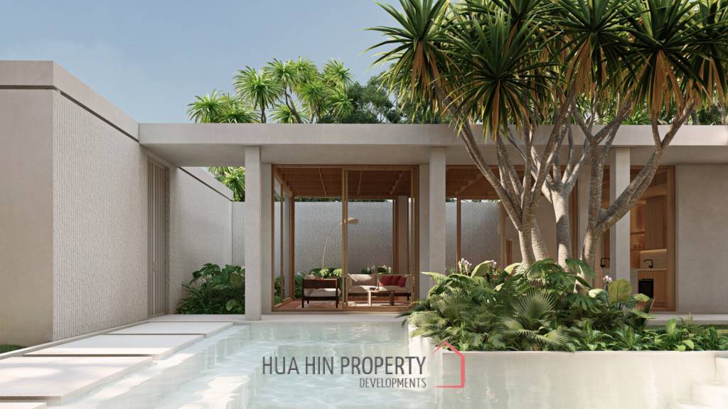 Modern 4 bedroom pool villa in Thap Tai Hua Hin