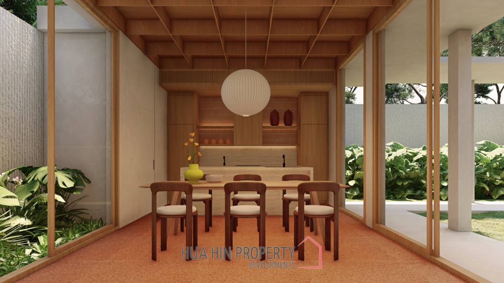 Modern 4 bedroom pool villa in Thap Tai Hua Hin