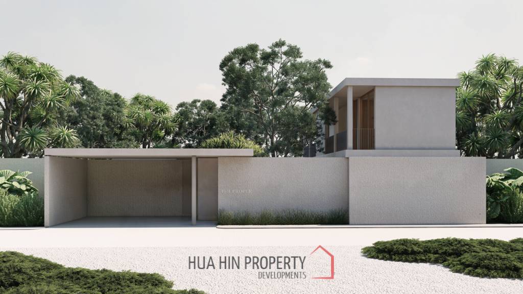 Modern 4 bedroom pool villa in Thap Tai Hua Hin