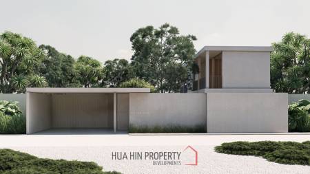 Modern 4 bedroom pool villa in Thap Tai Hua Hin