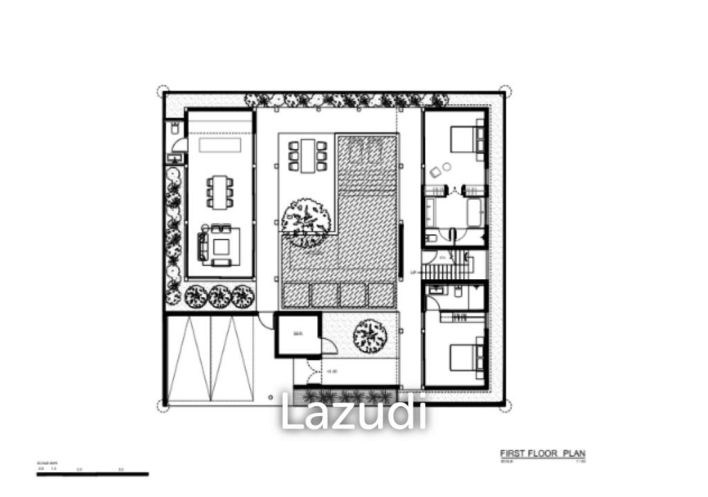 Modern 4 bedroom pool villa in Thap Tai Hua Hin