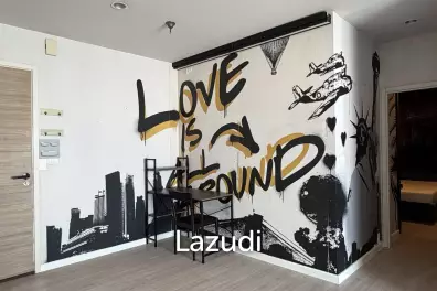 67 sqm high floor 2 bedroom condo at Hive Taksin Khlong San Bangkok