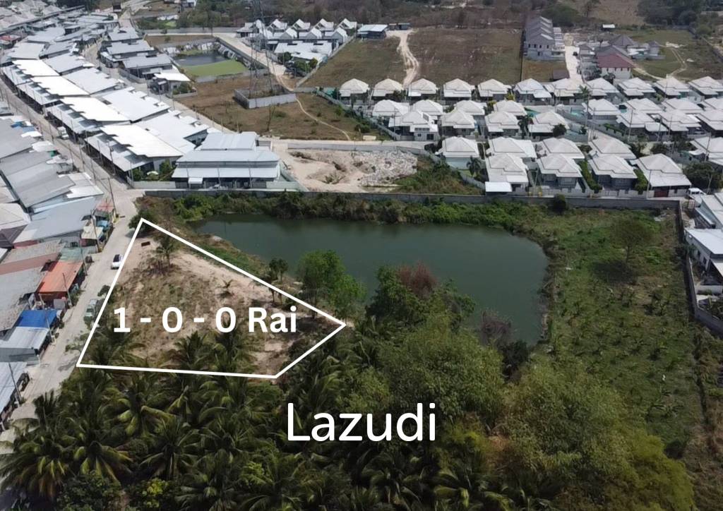 1 Rai Freehold Waterfront Land in Soi Hua Hin 88 Thap Tai