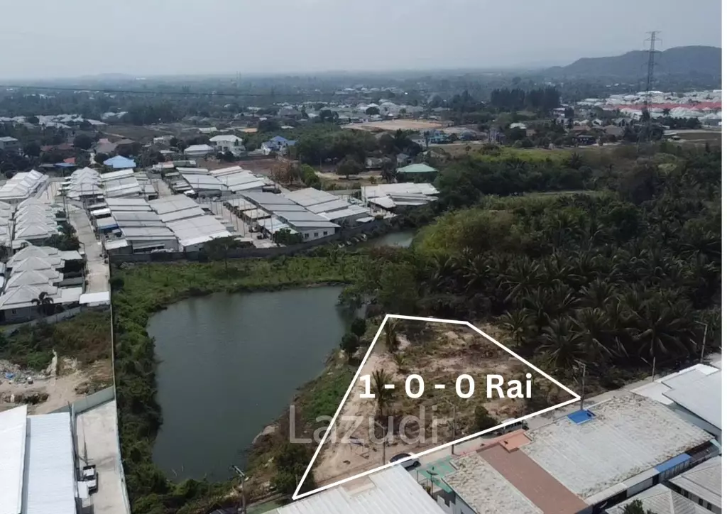 1 Rai Freehold Waterfront Land in Soi Hua Hin 88 Thap Tai