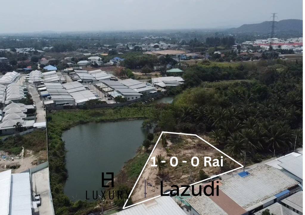 1 Rai Freehold Waterfront Land in Soi Hua Hin 88 Thap Tai