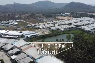 ขายที่ดิน 1 ไร่ ติดสระน้ำ ทำเลบ้านทับใต้ หัวหิน ฟรีโฮลด์