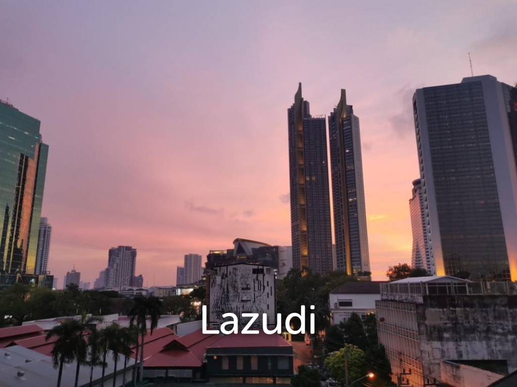 77 sqm modern condo on 6th floor at The Room Charoenkrung 30 Bang Rak Bangkok