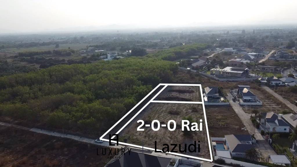 2 Rai Land for Sale in Hin Lek Fai Close to Black Mountain