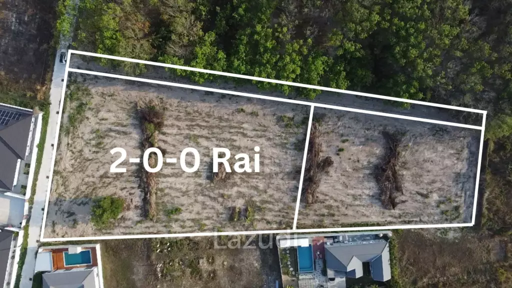 2 Rai Land for Sale in Hin Lek Fai Close to Black Mountain