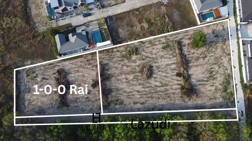 1 Rai Rectangular Plot for Sale in Hin Lek Fai Hua Hin