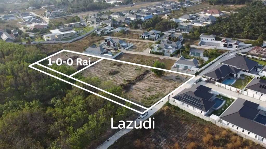 1 Rai Rectangular Plot for Sale in Hin Lek Fai Hua Hin