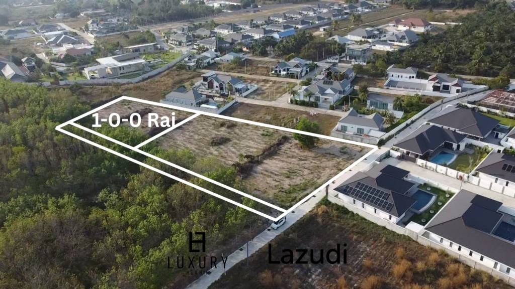 1 Rai Rectangular Plot for Sale in Hin Lek Fai Hua Hin