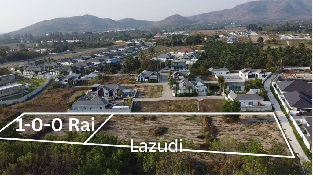 1 Rai Rectangular Plot for Sale in Hin Lek Fai Hua Hin