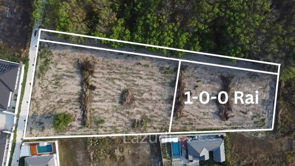 1 Rai Rectangular Plot for Sale in Hin Lek Fai Hua Hin