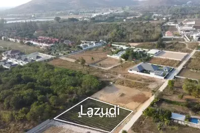ที่ดินเปล่า 1 ไร่ แปลงสวยสี่เหลี่ยม ทำเลกึ่งชานเมือง Hin Lek Fai Hua Hin