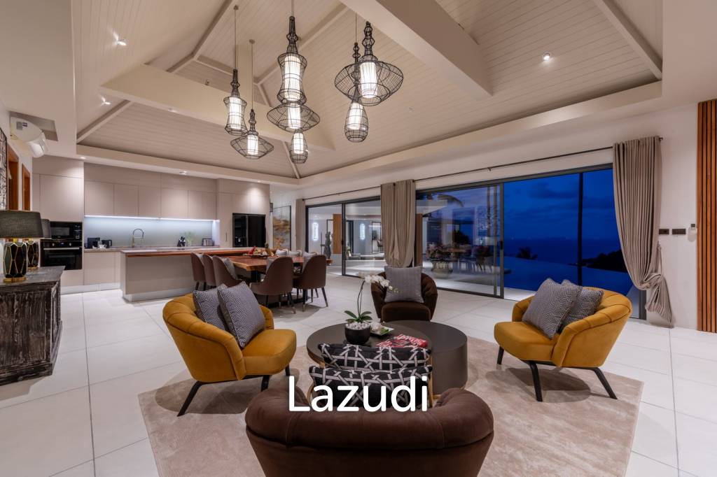 Luxury Spacious 4-Bedroom Sea View Villa for Sale in Bangpor