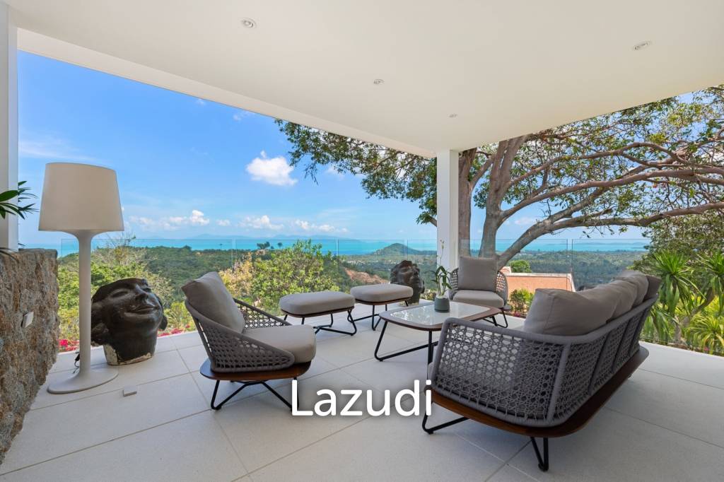 Luxury Spacious 4-Bedroom Sea View Villa for Sale in Bangpor